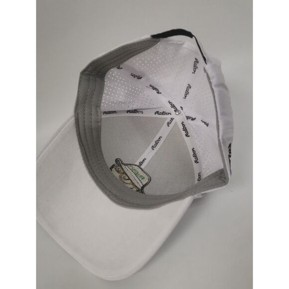 Malbon Golf Cap Sun Hat Casual Breathable Baseball Cap White